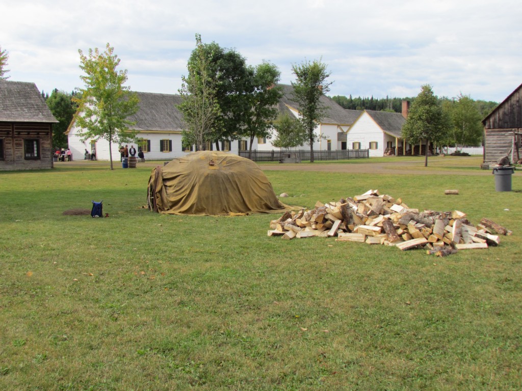 Sweat Lodge at Fort William Historical Park